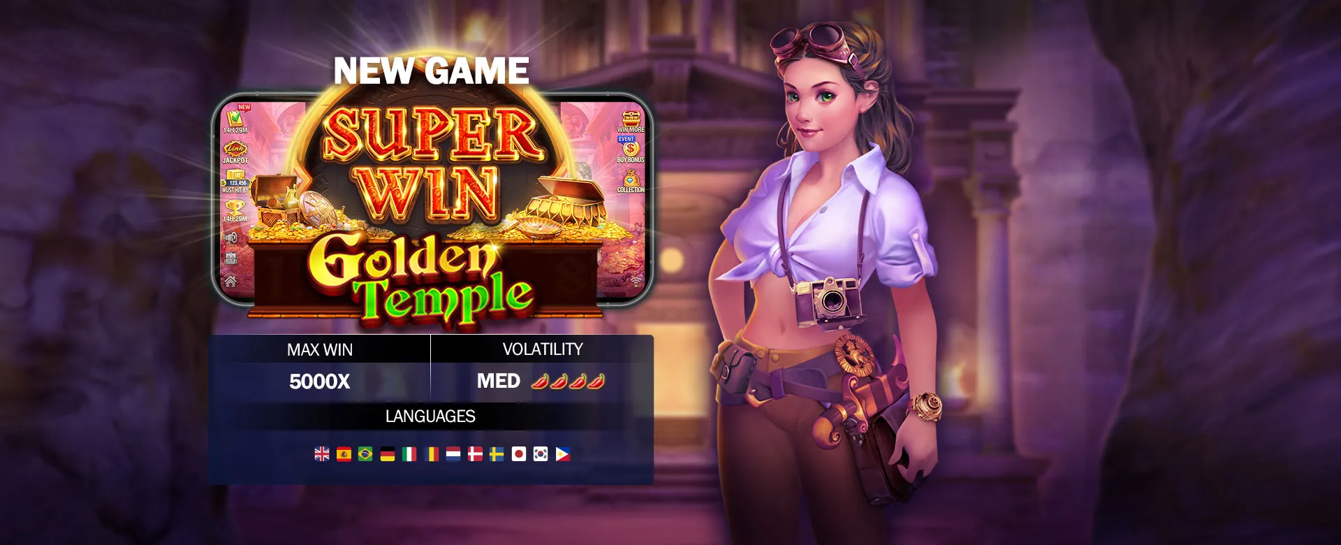 Players enjoying a dynamic em777 exclusive arcade-style game with golden visual effects.